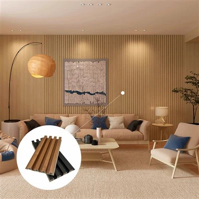 Eenvoudige installatie Milieuvriendelijk WPC-wandpaneel