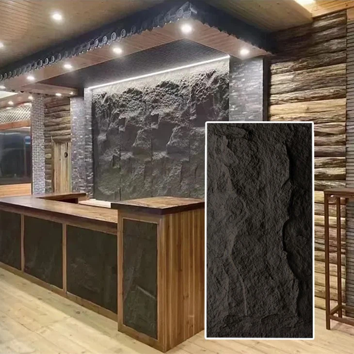 Realistic PU Faux Stone Panels With Natural Texture